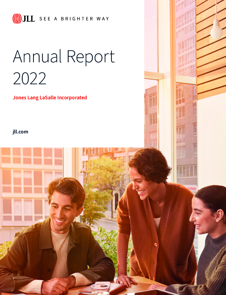 Jones Lang LaSalle Inc.（JLL）2022财年年度报告（英文版）