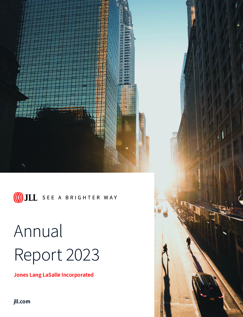 Jones Lang LaSalle Inc.（JLL）2023财年年度报告（英文版）