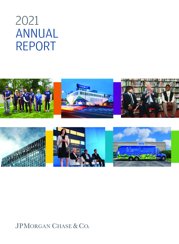 JPMorgan Chase&Co（JPM）2021财年年度报告（英文版）