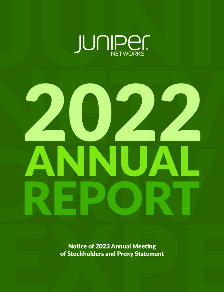 Juniper Networks Inc.（JNPR）2022财年年度报告（英文版）