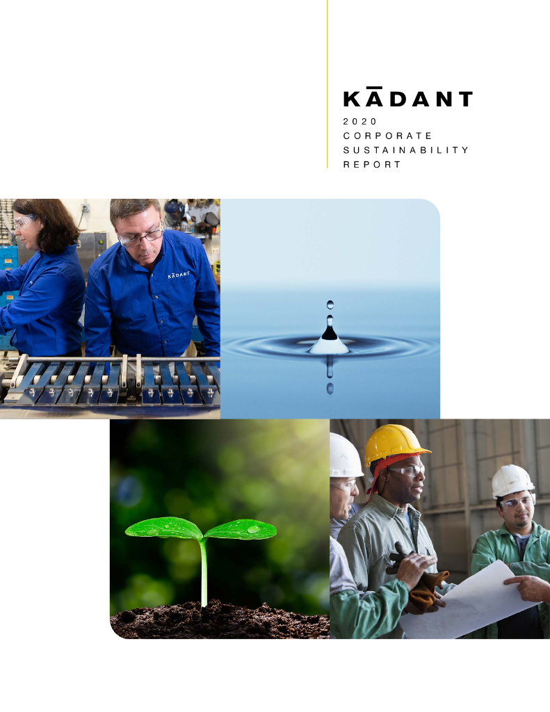 Kadant Inc.（KAI）2020年企业可持续报告（英文版）