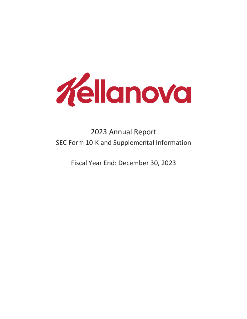 Kellanova（K）2023财年年度报告（英文版）