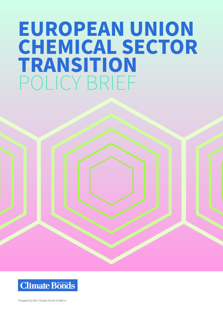 CBI气候债券倡议组织：2023欧洲联合化工部门过渡政策简报（英文版）