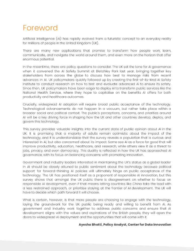 ITIF：2024英国公众如何看待人工智能报告（英文版）_第6页