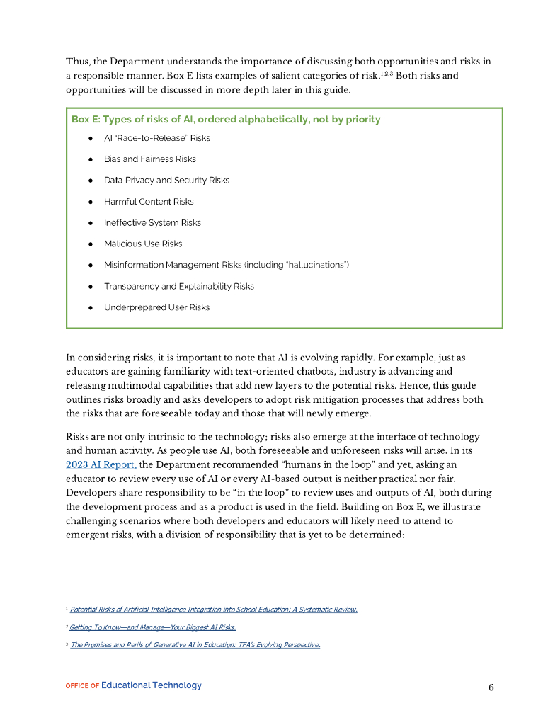 美国教育技术办公室：2024人工智能教育设计：开发人员必备指南报告（英文版）_第10页