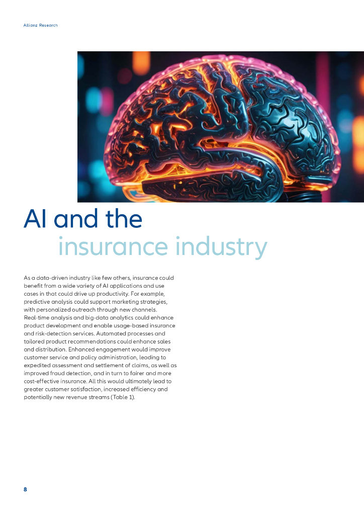 Allianz安联：2024人工智能与保险行业研究报告（英文版）_第8页