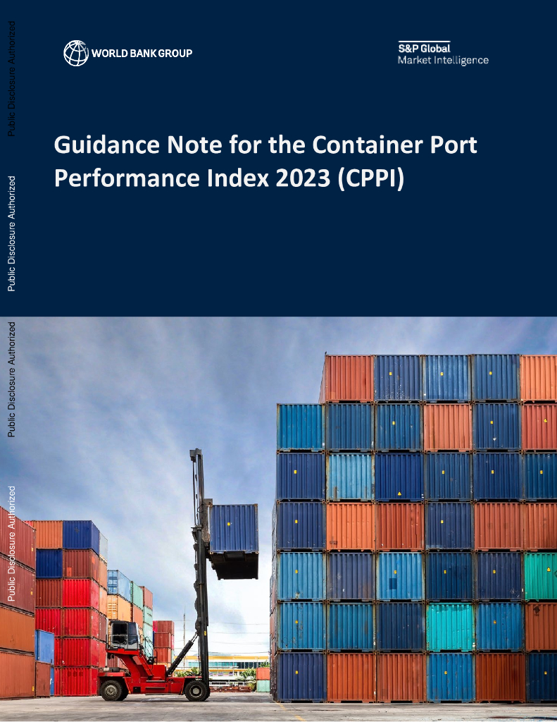 世界银行：2023年集装箱港口绩效指数报告（CPPI）指导说明（英文版）