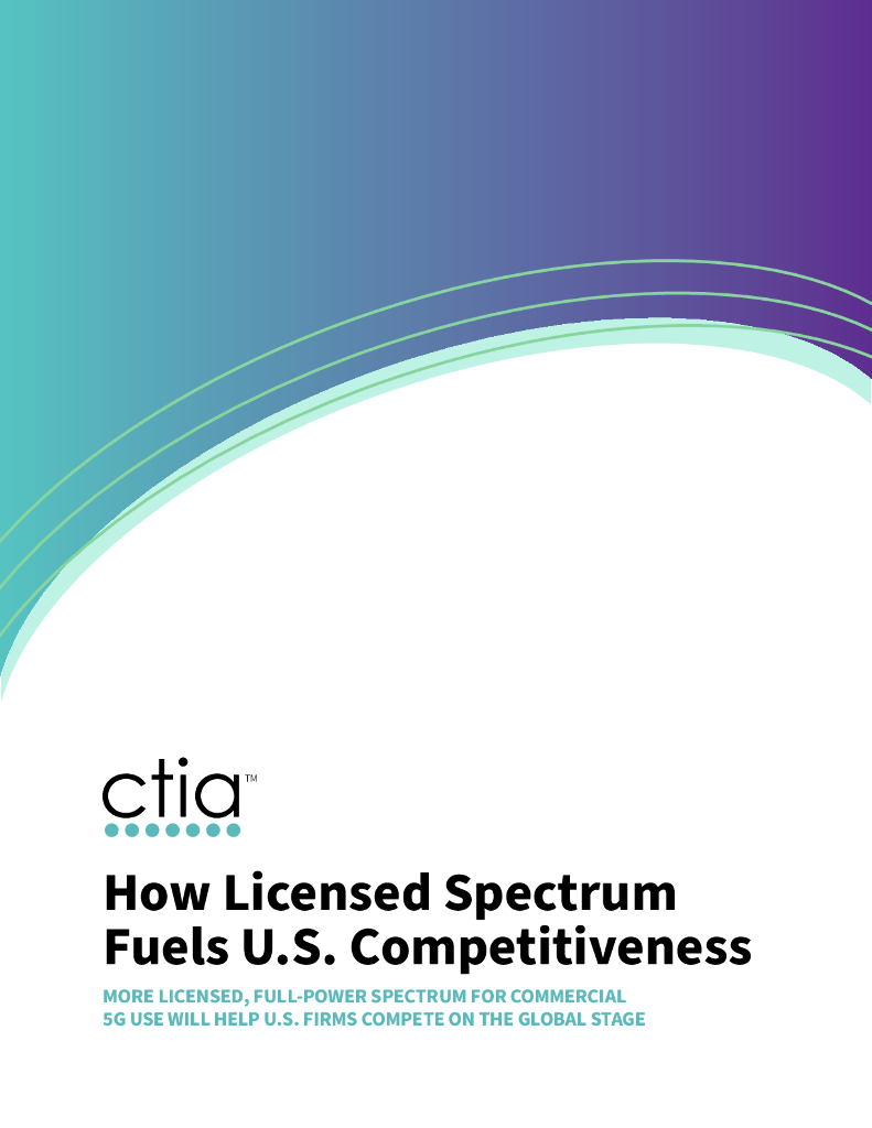CTIA：2024授权频谱如何提高美国的竞争力研究报告（英文版）