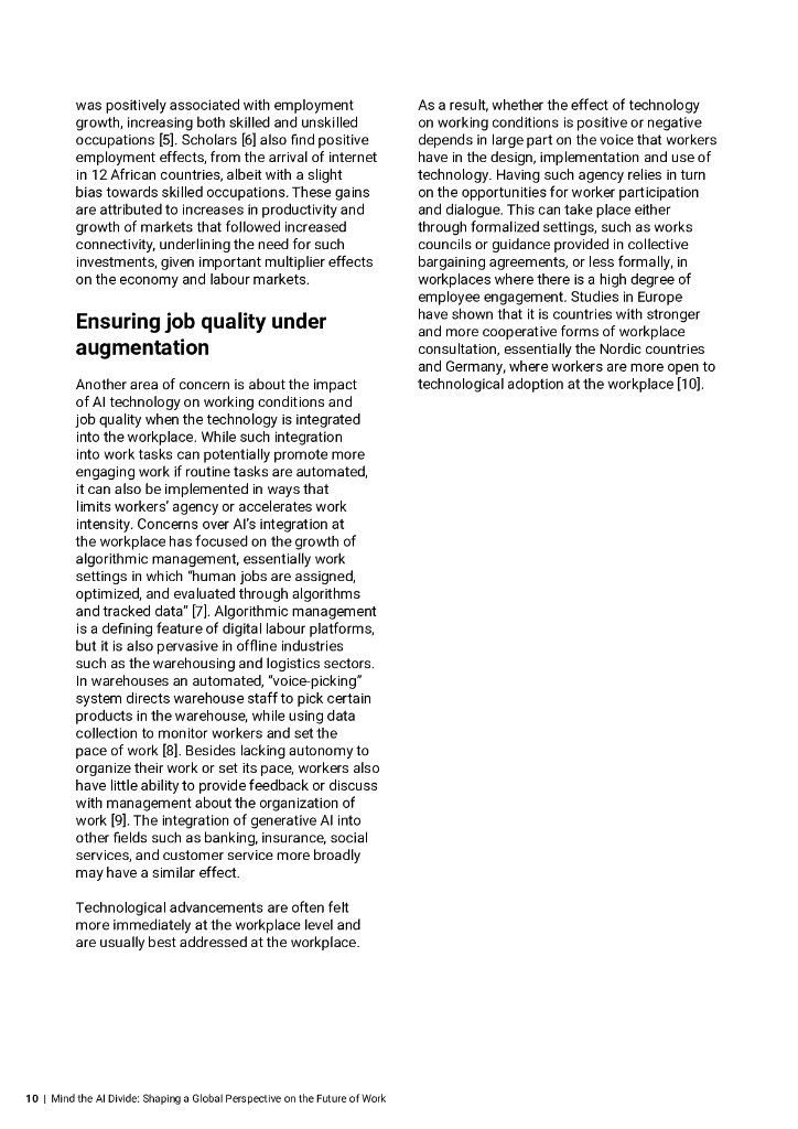 国际劳工组织（ILO）：2024小心人工智能的鸿沟：塑造未来工作的全球视角报告（英文版）_第10页