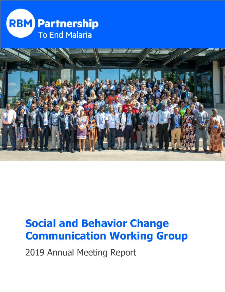 RBM：2019年社会和行为改变沟通工作小组年会报告（英文版）