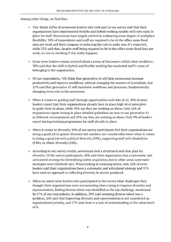 路透社：变革中的新闻编辑室报告2023：媒体领袖仍对人工智能的颠覆持谨慎态度（英文版）_第8页