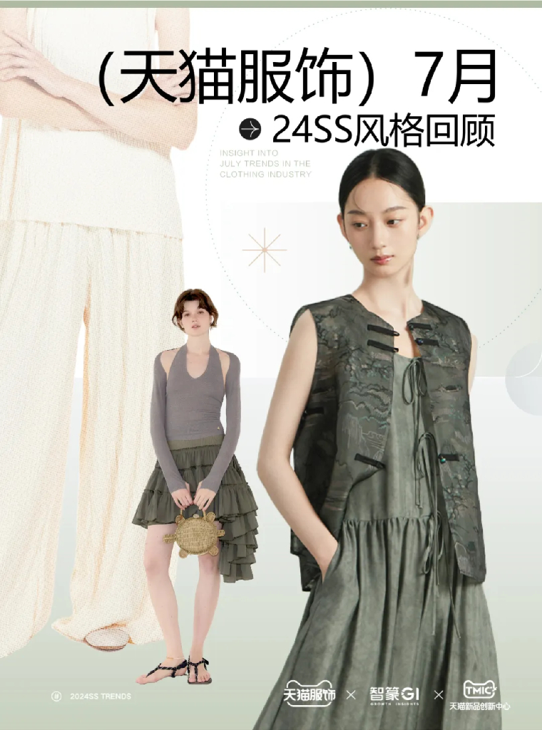 天猫服饰：2024年7月刊天猫服饰月度趋势洞察报告