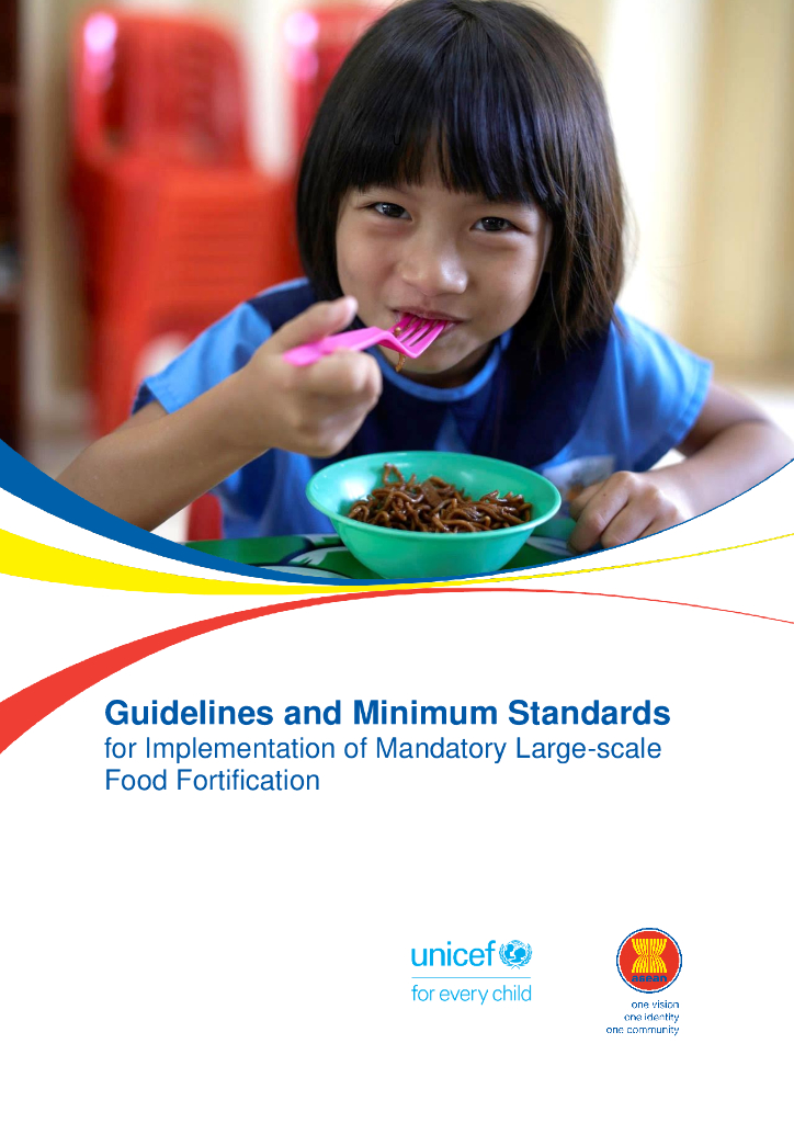 ASEAN东盟：2024强制性大规模食品强化实施指南和最低标准报告（英文版）