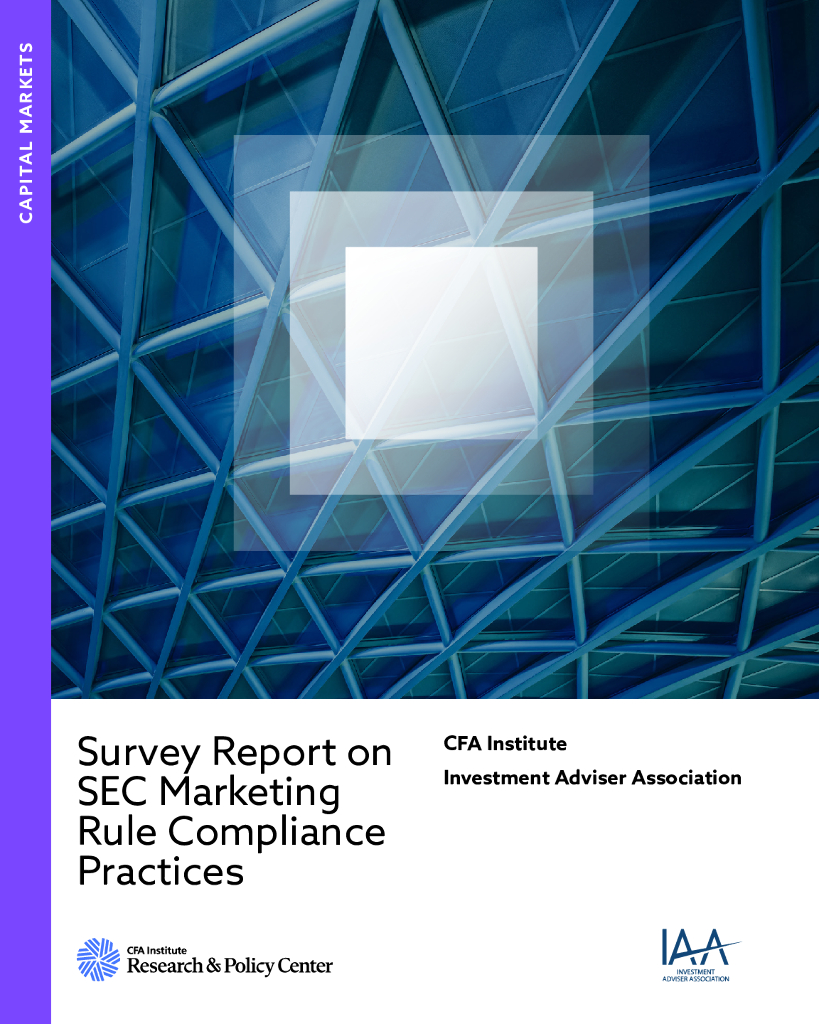 CFA Institute：2024年SEC市场营销规则合规实践调查报告（英文版）
