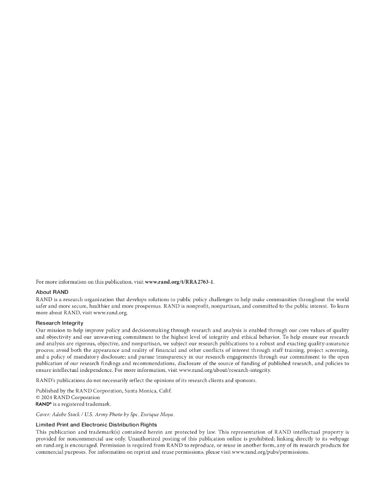 Rand兰德：​利用人工智能缓解美国陆军战场情报准备过程的潜在人类偏差（英文版）_第2页