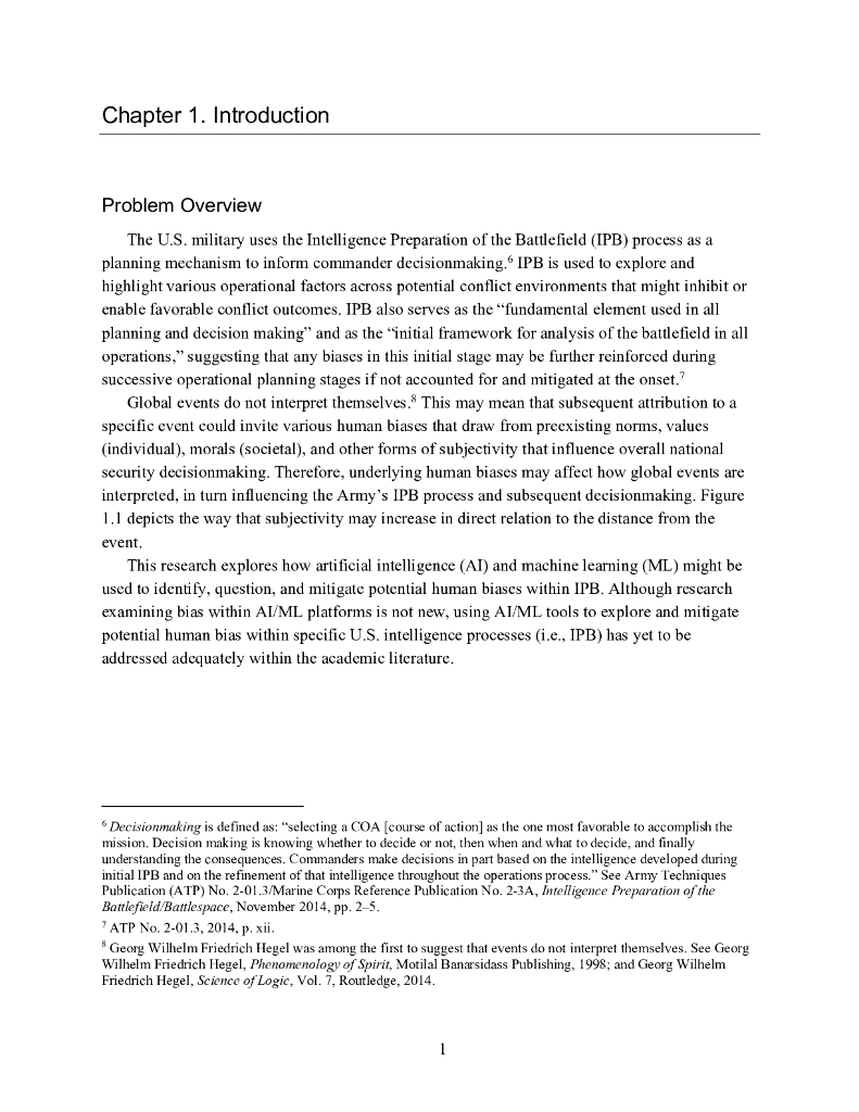 Rand兰德：​利用人工智能缓解美国陆军战场情报准备过程的潜在人类偏差（英文版）_第9页