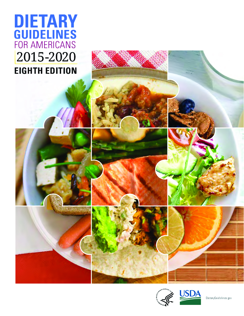DGA：2015-2020美国居民膳食指南（英文版）