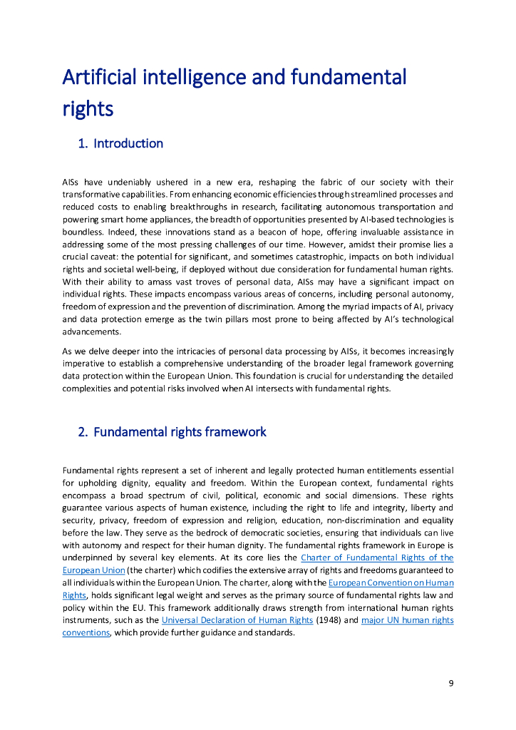 欧盟委员会：2024人工智能在处理和生成新数据方面的作用：开放数据环境中的法律政策挑战报告（英文版）_第9页