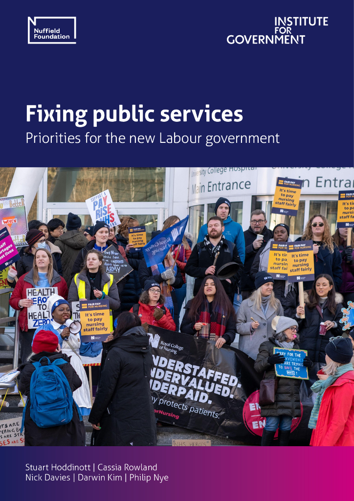 政府研究所：2023工党新政府的优先事项-改善公共服务报告（英文版）