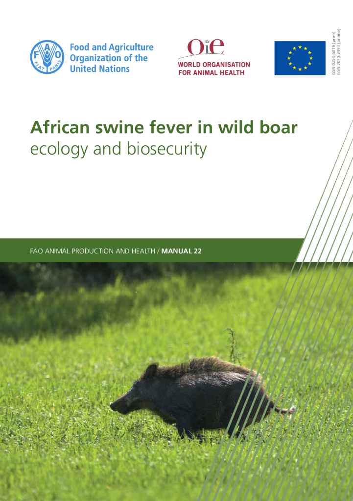 FAO联合国粮农组织：2019非洲猪瘟在野猪生态学和生物安全中的应用报告（英文版）