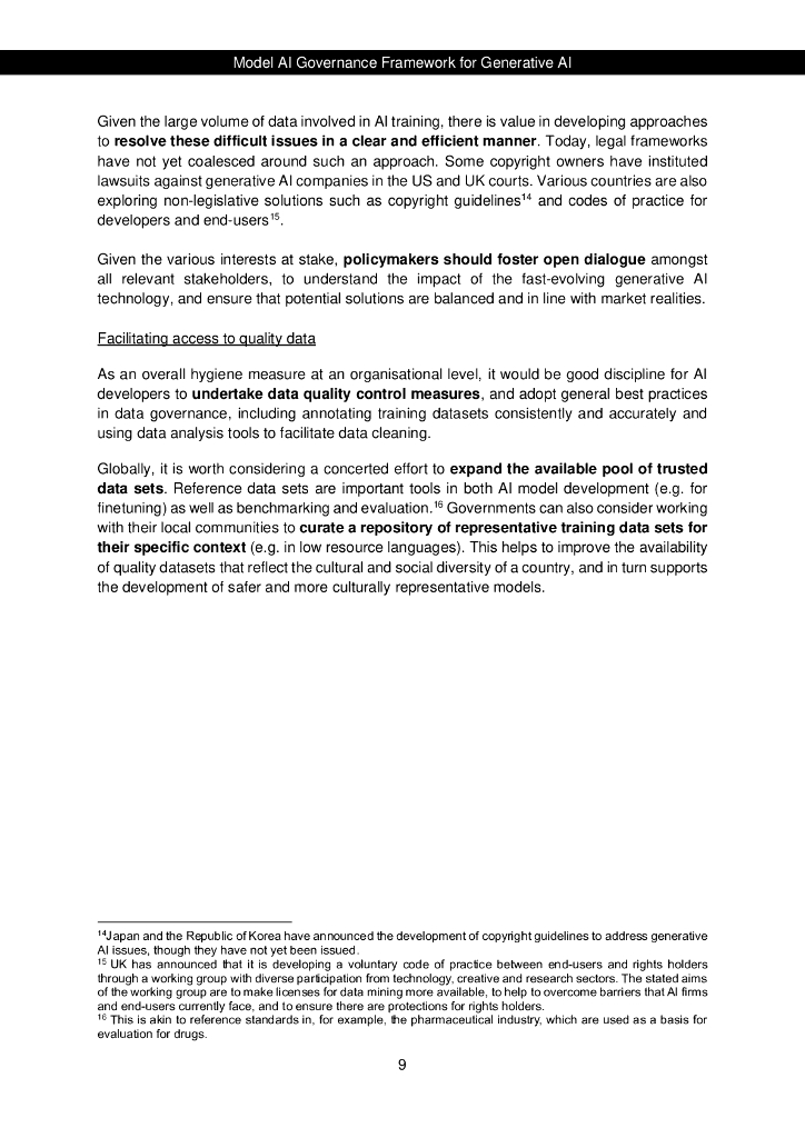 AI Verify Foundation&IMDA：2024生成式人工智能模型治理框架报告（英文版）_第10页