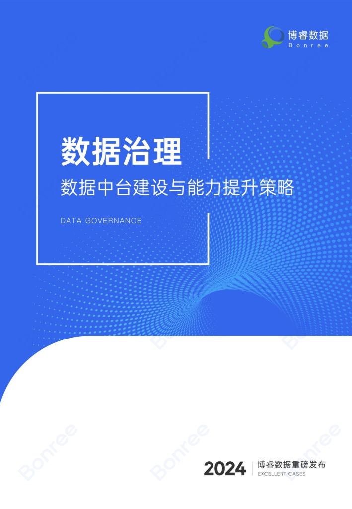 博睿数据：2024数据治理：数据中台建设与能力提升策略报告
