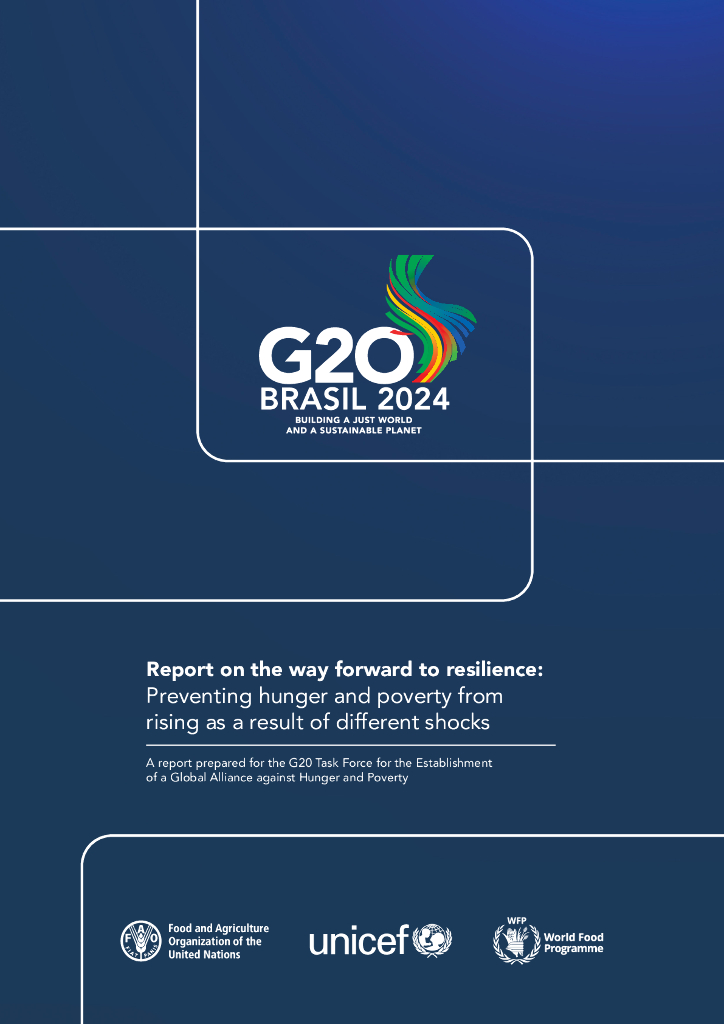 FAO联合国粮农组织：2024关于增强抵御力的前进之路的报告：防止饥饿和贫困因各种冲击而加剧报告（英文版）