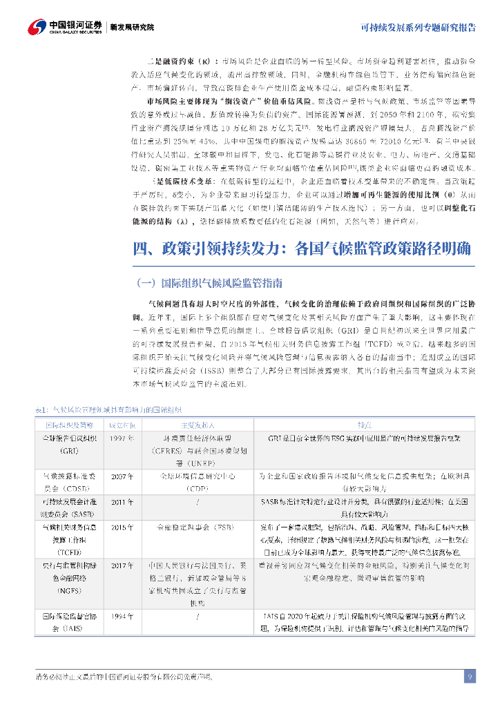 中国银河：可持续发展专题研究：碳中和背景下全球气候风险治理和投资趋势_第10页
