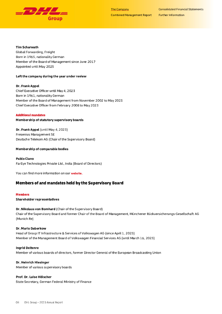 德国邮政敦豪集团（DEUTSCHE POST DHL GROUP）2023年年度报告（英文版）_第8页