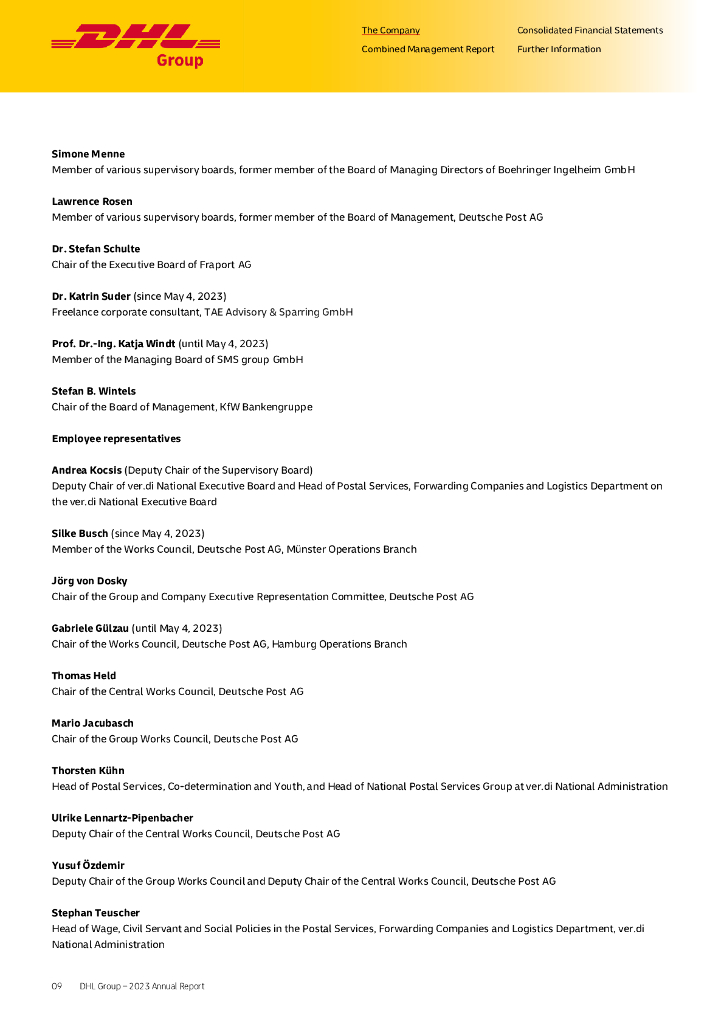 德国邮政敦豪集团（DEUTSCHE POST DHL GROUP）2023年年度报告（英文版）_第9页