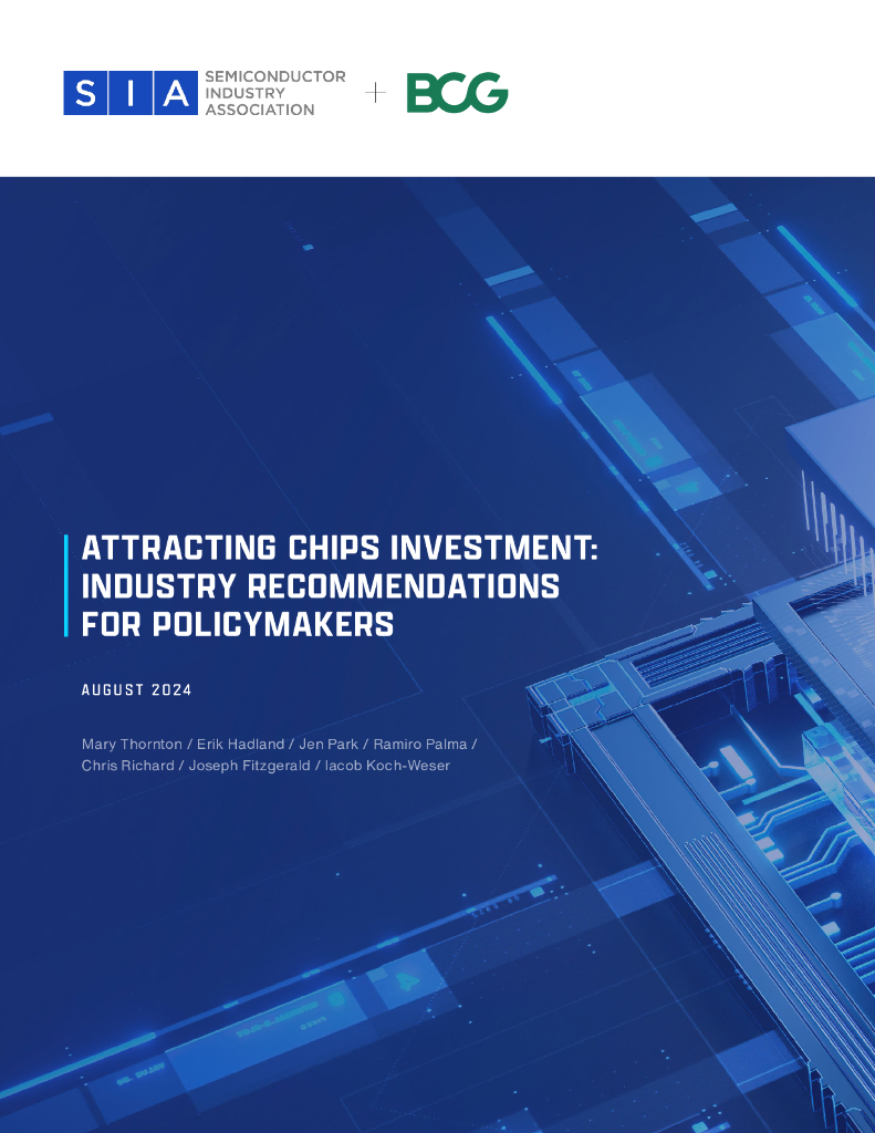 SIA&BCG:2024吸引<em>芯片</em>投资:对政策制定者的行业建议报告(英文版) 海报