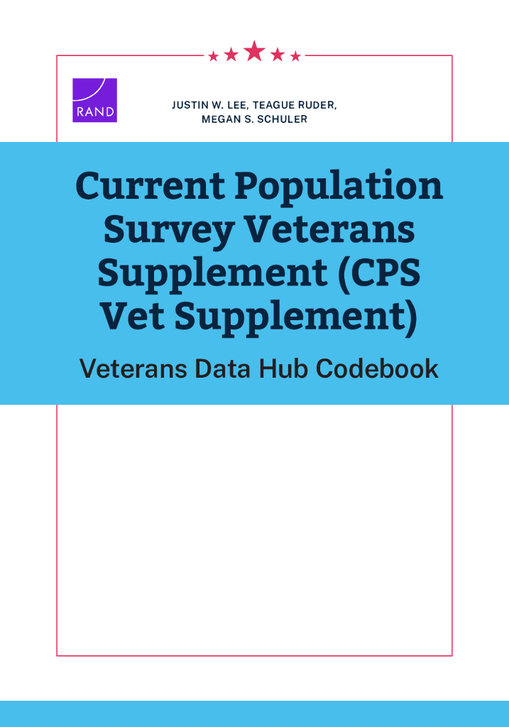 Rand兰德：2024当前人口调查退伍军人补充材料（CPS Vet Supplement）报告（英文版）