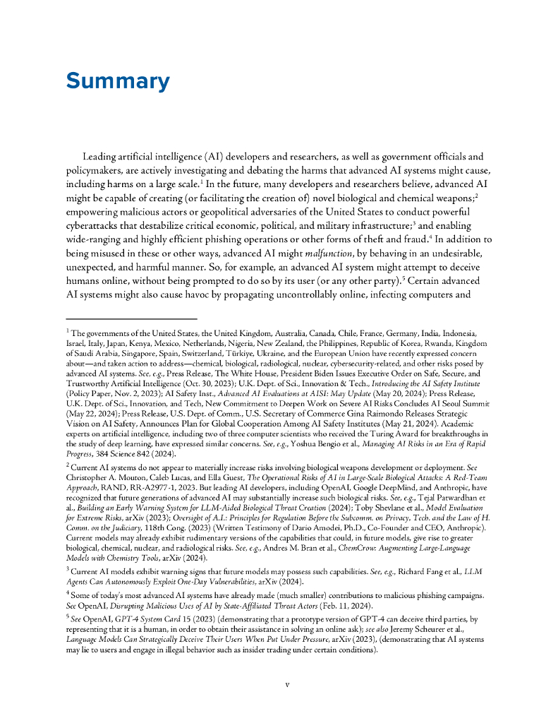 Rand兰德：2024美国大规模人工智能损害的侵权责任-面向开发者和决策者的入门指南（英文版）_第5页