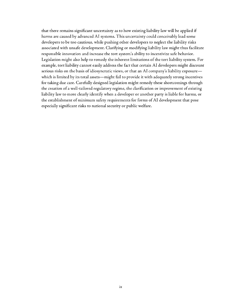 Rand兰德：2024美国大规模人工智能损害的侵权责任-面向开发者和决策者的入门指南（英文版）_第9页