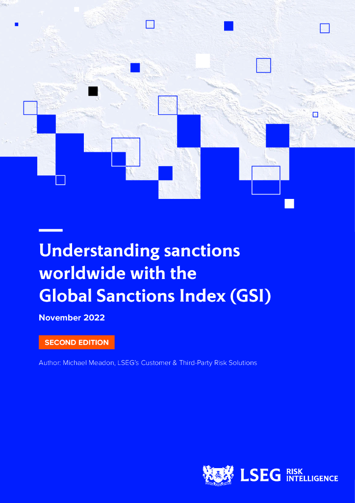 LSEG：2024全球制裁指数（GSI）报告-第二期（英文版）
