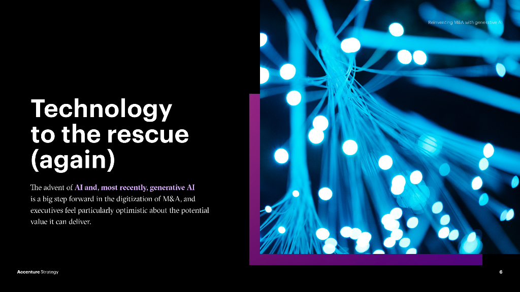 埃森哲：2024利用生成式人工智能重塑并购市场：机遇当前研究报告（英文版）_第6页