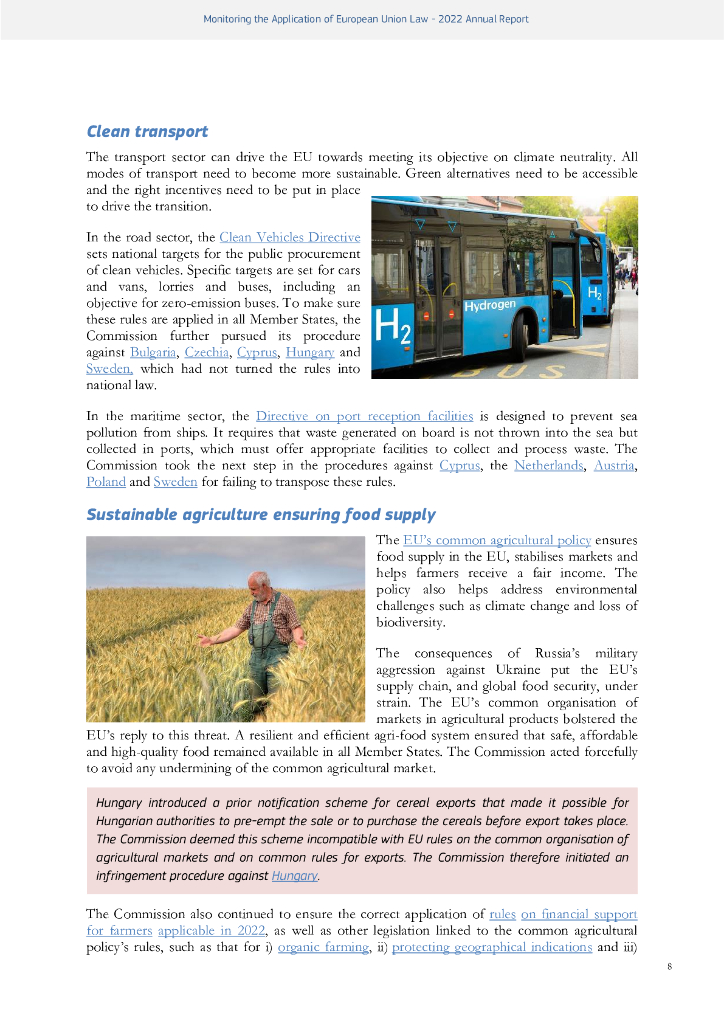 欧盟委员会：2022年欧盟法律实施监督年度报告（英文版）_第9页
