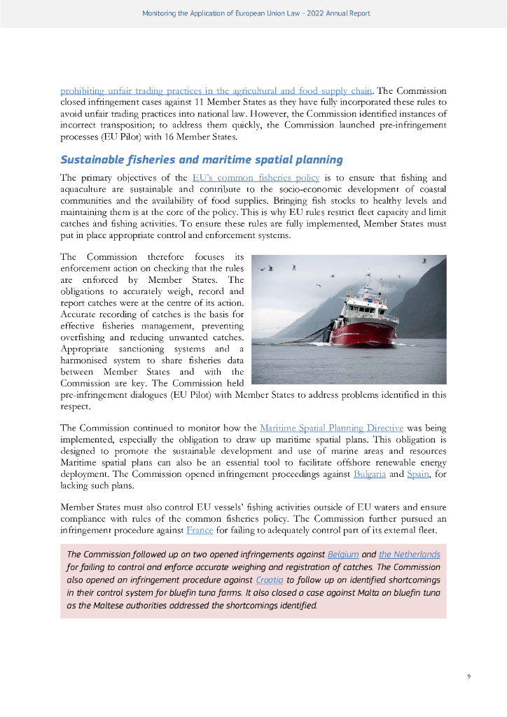 欧盟委员会：2022年欧盟法律实施监督年度报告（英文版）_第10页
