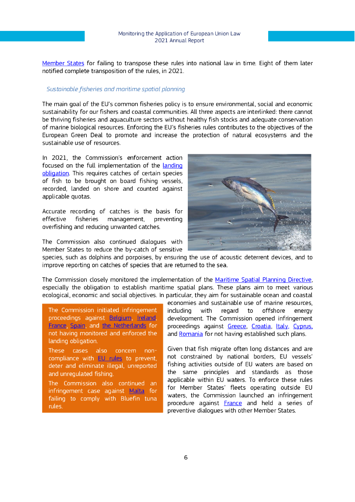 欧盟委员会：2021年欧盟法律实施监督年度报告（英文版）_第7页