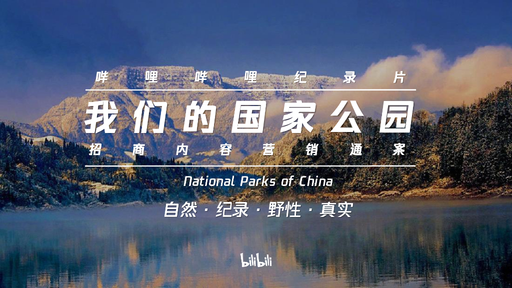 哔哩哔哩：我们的国家公园招商内容营销通案