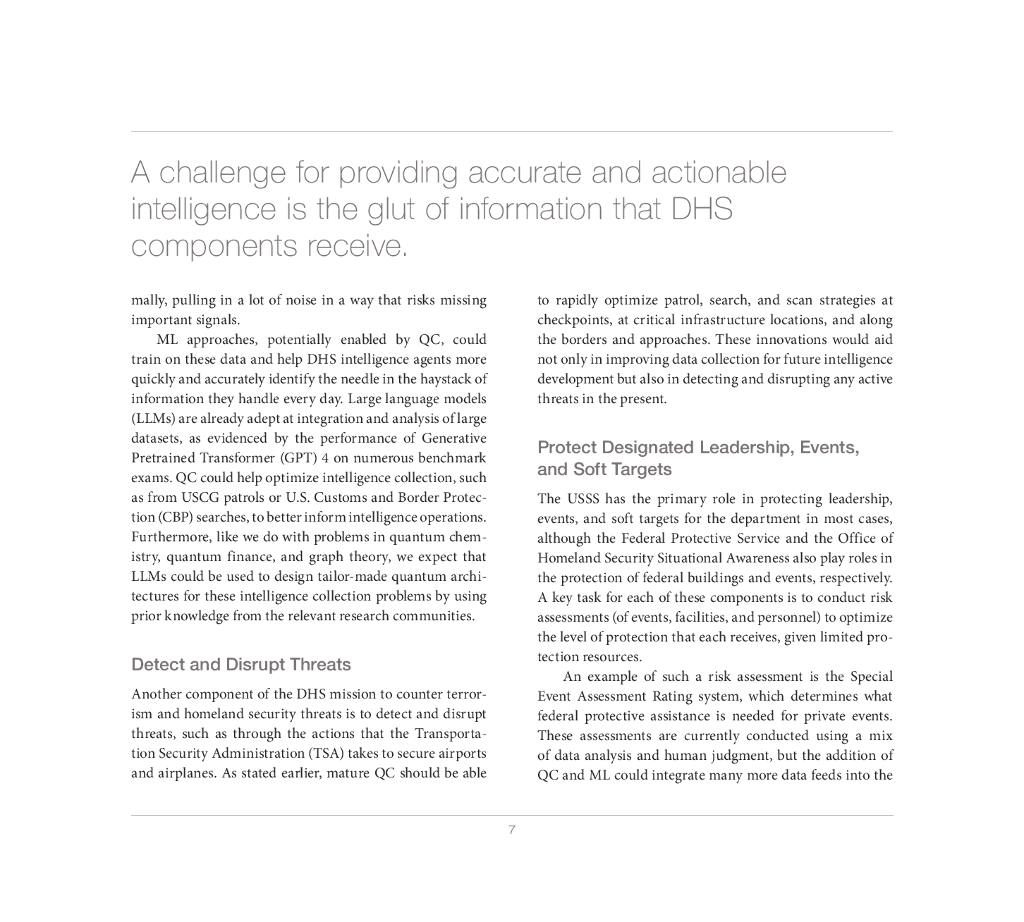 Rand兰德：2024年利用人工智能和量子计算增强美国国土安全部的任务能力报告（英文版）_第7页