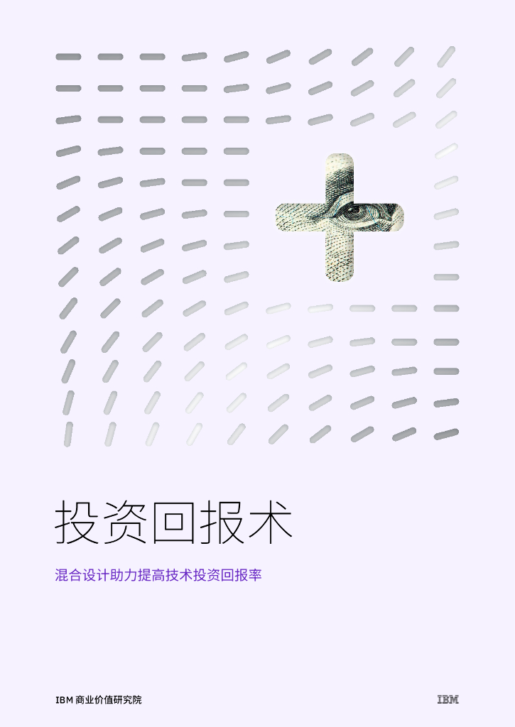 IBM商业价值研究院：2024年投资回报术：混合设计助力提高技术投资回报率报告 海报