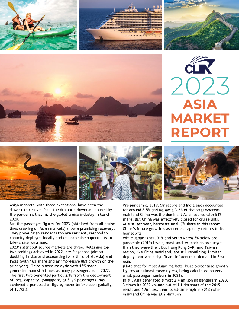 国际邮轮协会（CLIA）：2023年度亚洲邮轮市场报告（英文版）