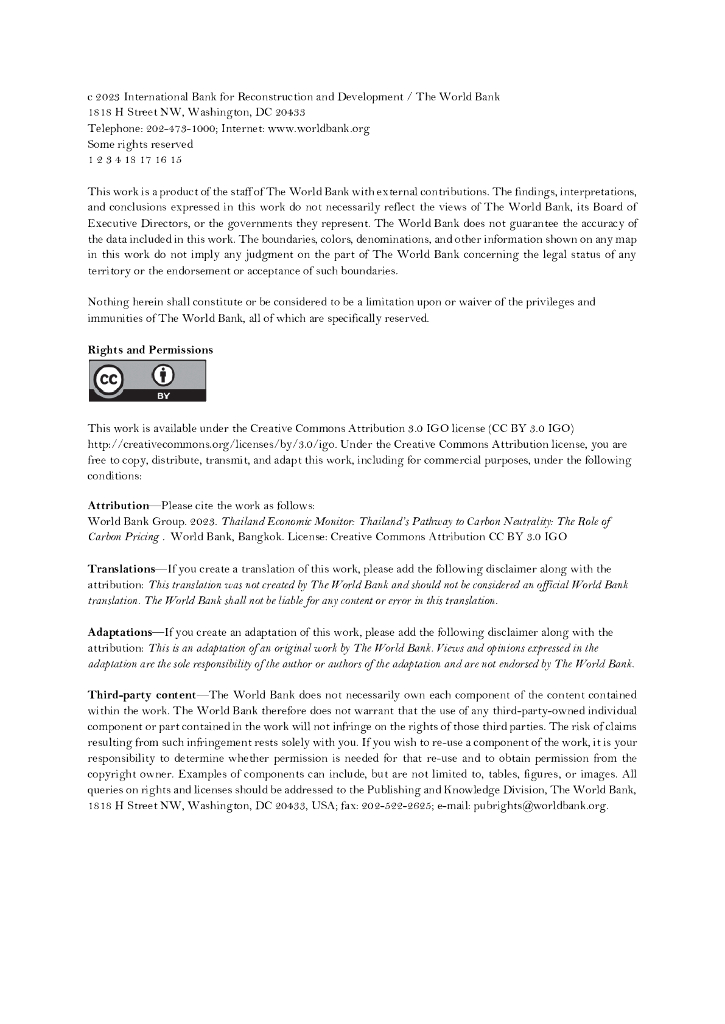 世界银行：2023年泰国实现碳中和之路：碳定价的作用报告（英文版）_第2页