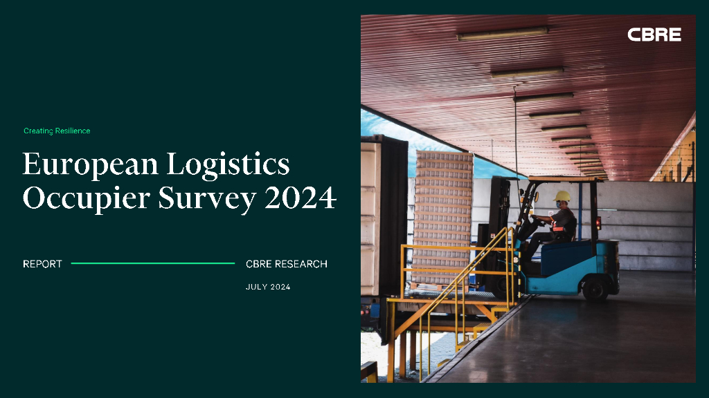CBRE世邦魏理仕：2024年欧洲物流租户调查报告（英文版）