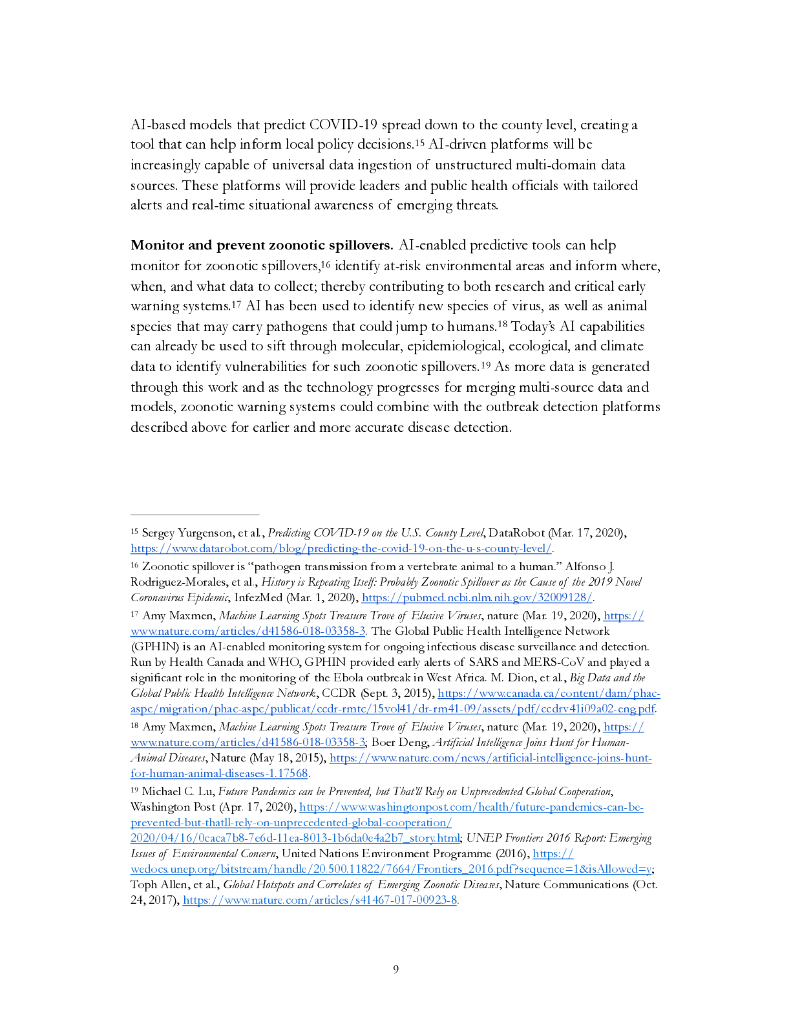 国国家人工智能安全委员会：2024年人工智能技术在流行病应对和防范中的作用报告（英文版）_第9页