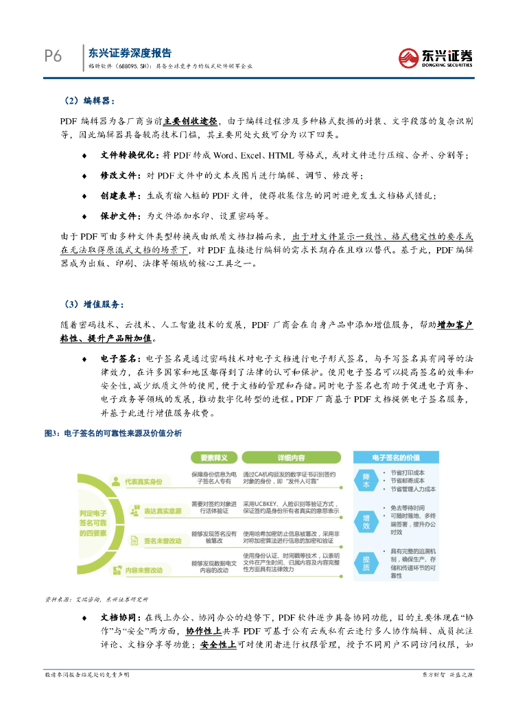东兴证券：福昕软件（688095）-人工智能&云计算系列报告：具备全球竞争力的版式软件领军企业_第6页