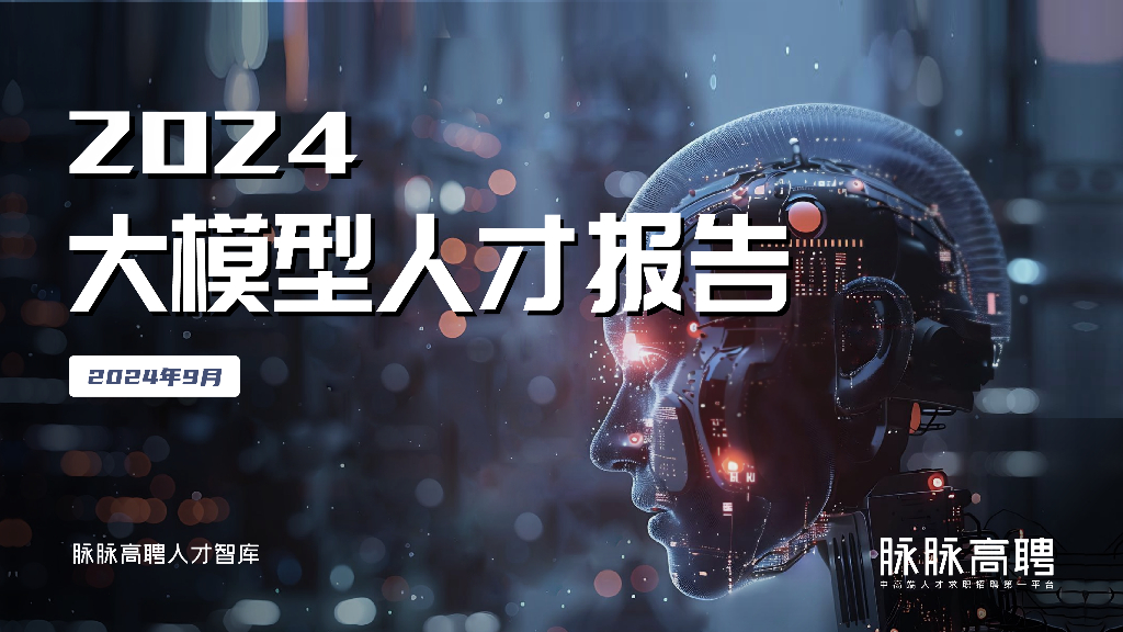 脉脉：2024年大模型人才报告