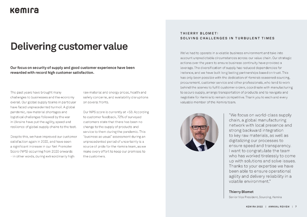 Kemira 2022财年年度报告（英文版）_第7页