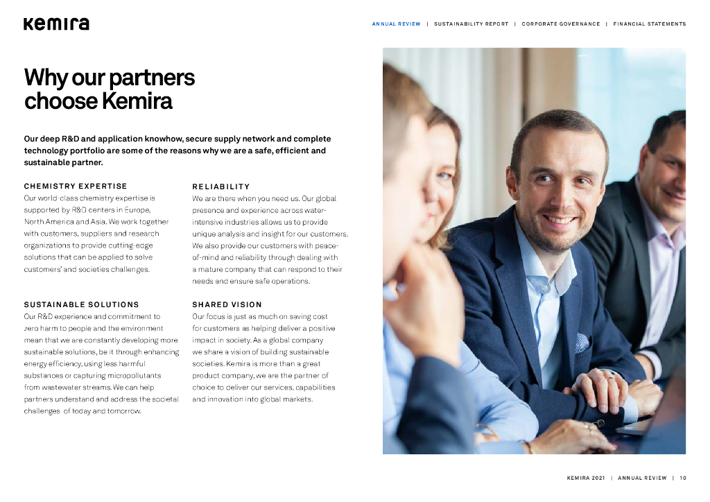 Kemira 2021财年年度报告（英文版）_第10页